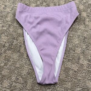 ASOS Lavender Ribbed Swimwear